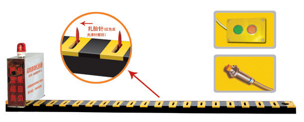 凌云县V3嵌入式闯岗自动扎胎器/阻车器